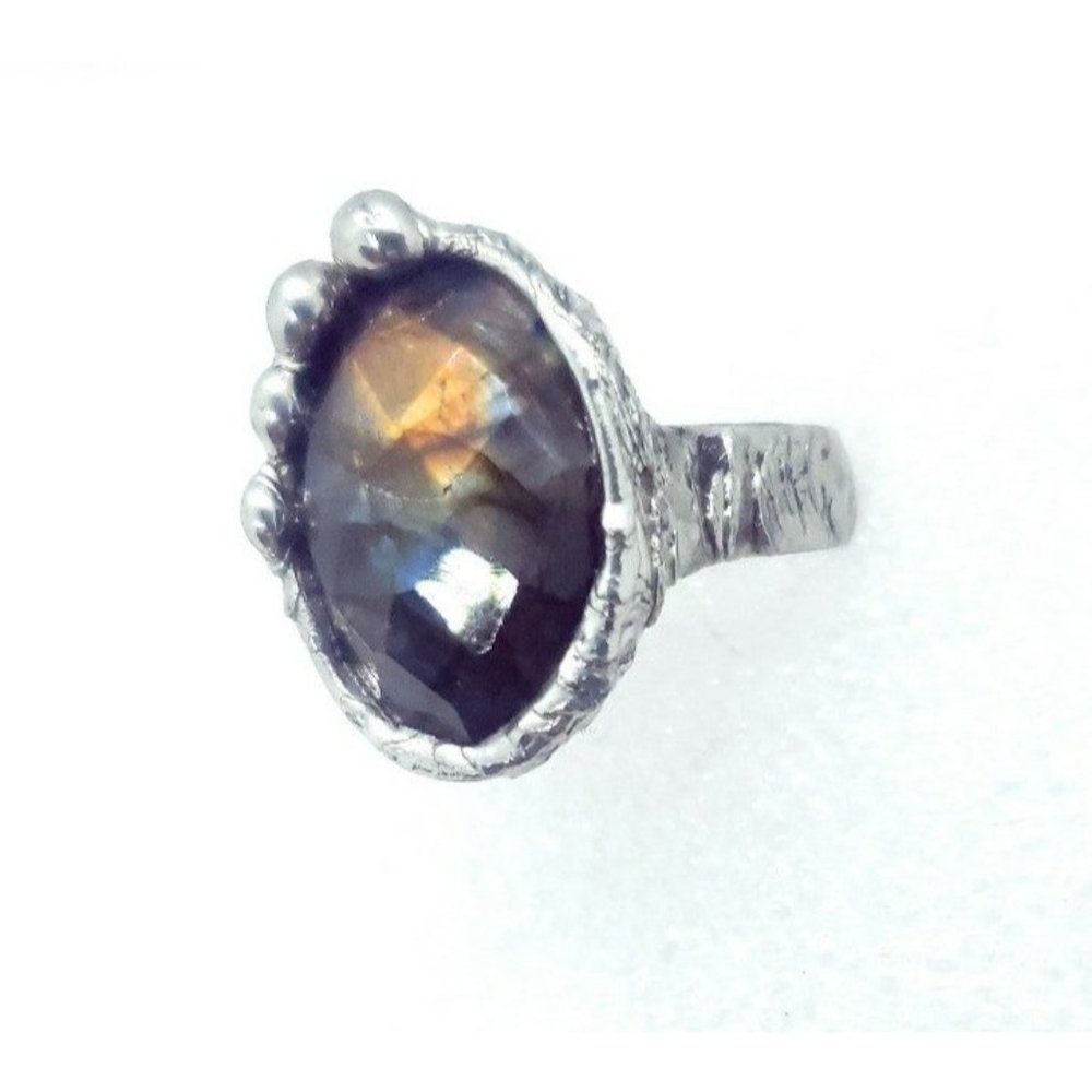 Labradorite crystal ring - Picture 7 of 12
